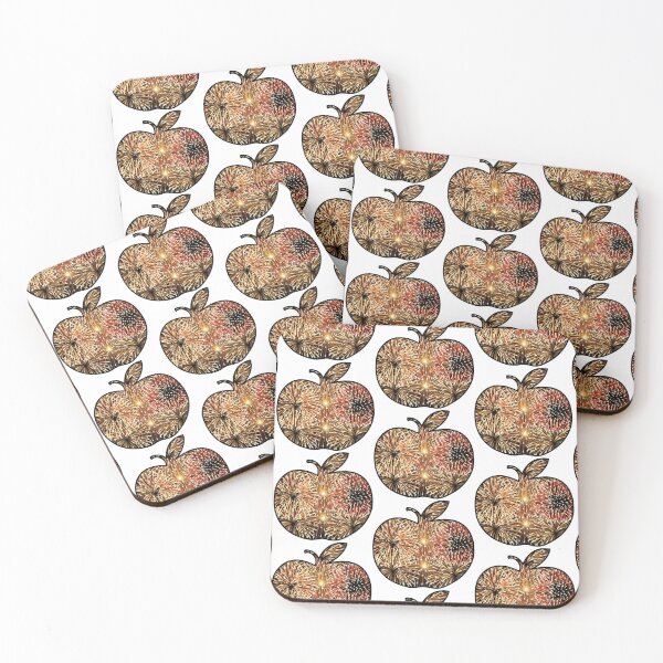 Item preview, New Year's Fireworks Display Design - Apple Shape Ver.2 designed and sold by WearYourselfOn.