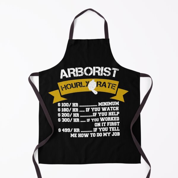 Item preview, Funny Arborist Gift - Arborist Hourly Rate - Chainsaw Logger Gift designed and sold by WhiteTears.
