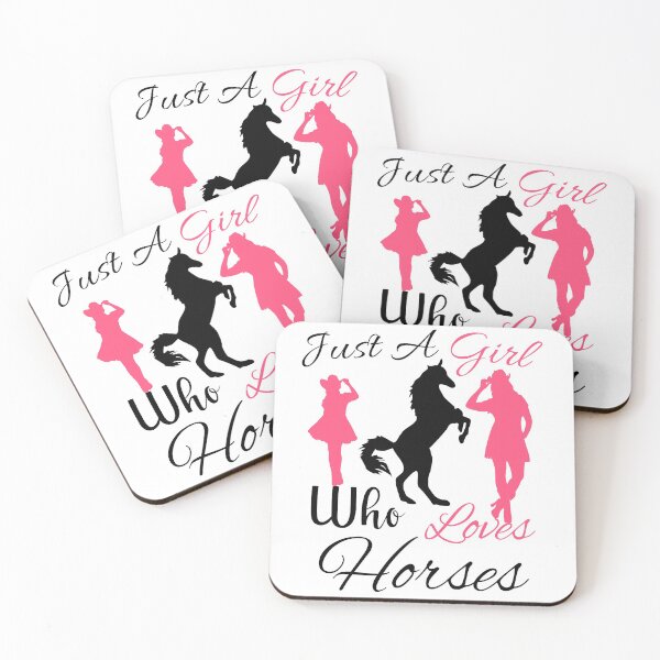 Item preview, Just A Girl Who Loves Horses designed and sold by PRINTED ..