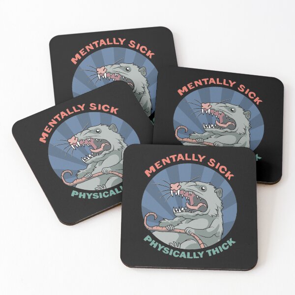 Item preview, Possum - Mentally Sick Physically Thick designed and sold by ValentinaHramov.
