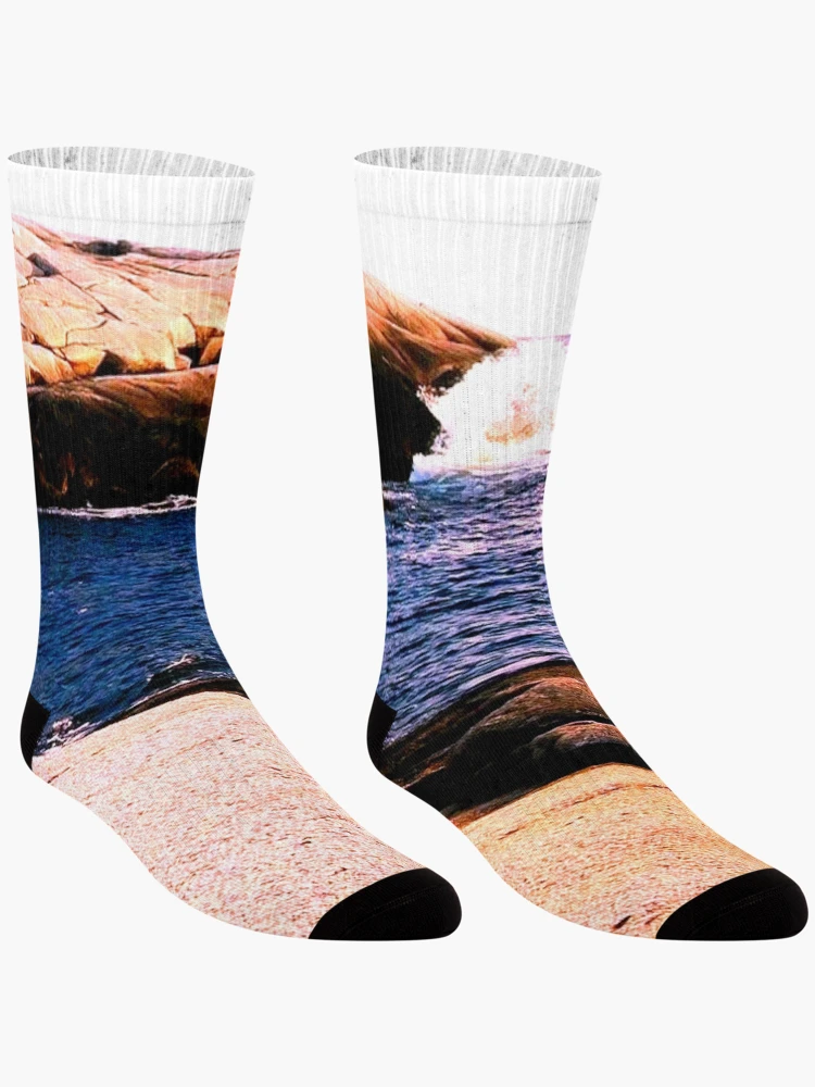 Aperçu 3 sur 5. Chaussettes avec l'œuvre IconPatterns85 créée et vendue par IconPatterns.
