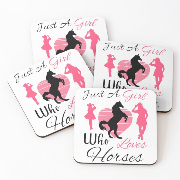 Item preview, Just A Girl Who Loves Horses designed and sold by PRINTED ..