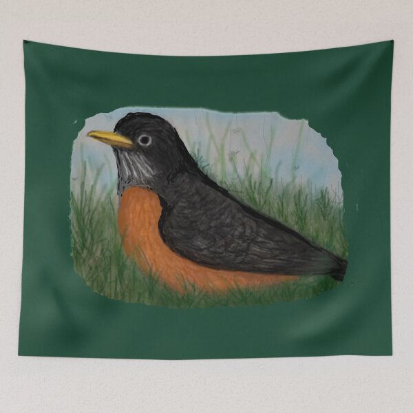 Item preview, HAND PAINTED ROBIN designed and sold by THE AMERICAN TEEVANGELIST.