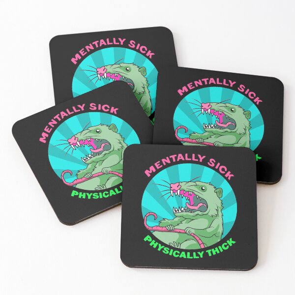 Item preview, Possum - Mentally Sick Physically Thick designed and sold by ValentinaHramov.