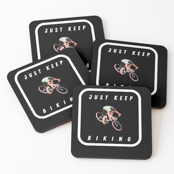 Item preview, Just Keep Biking designed and sold by Sasi1037.
