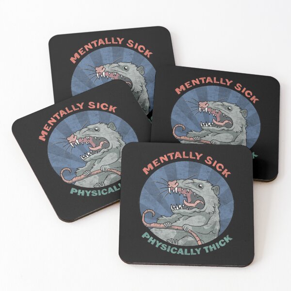 Item preview, Possum - Mentally Sick Physically Thick designed and sold by ValentinaHramov.
