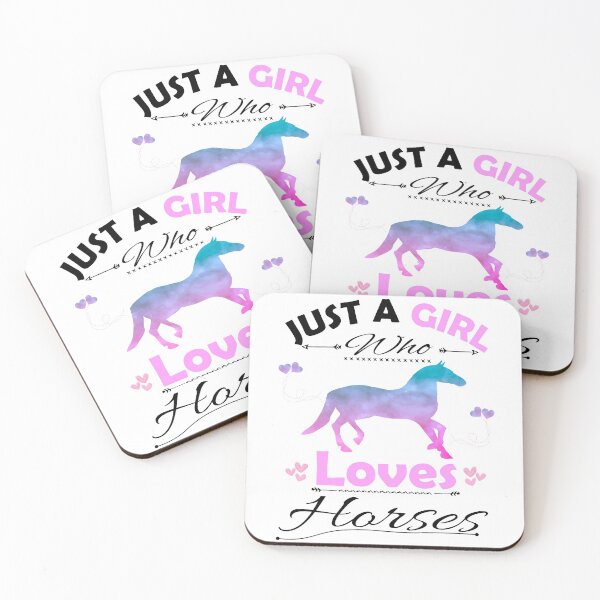 Item preview, Just A Girl Who Loves Horses designed and sold by PRINTED ..