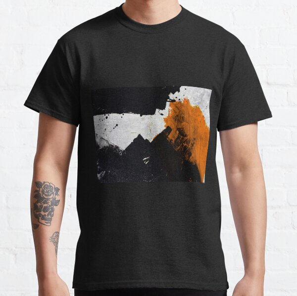 Minimal Orange on Black Classic T-Shirt