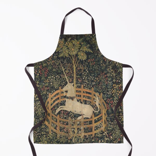 Item preview, Medieval Unicorn In Captivity Floral Tapestry designed and sold by Epitome Girl.
