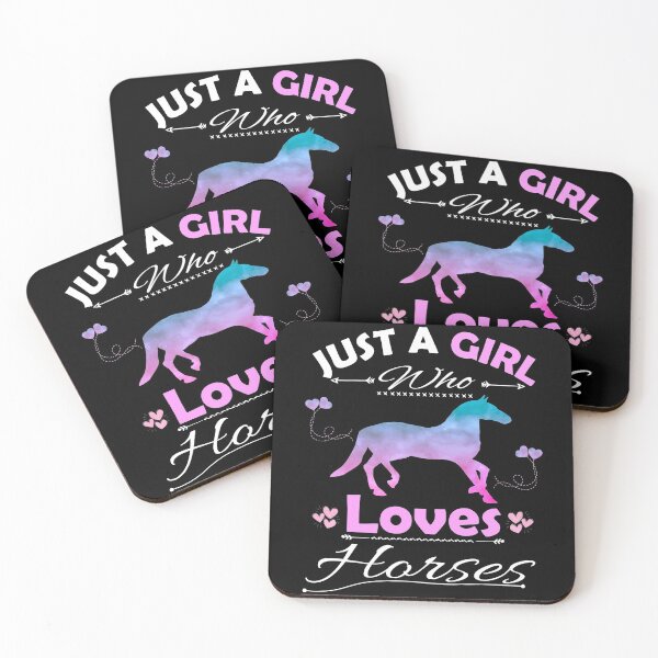 Item preview, Just A Girl Who Loves Horses designed and sold by PRINTED ..