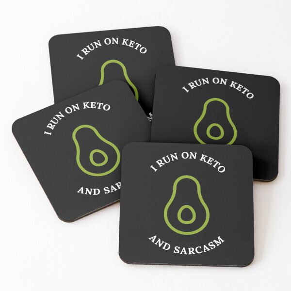 Item preview, I Run On Keto And Sarcasm Ketogenic Diet designed and sold by OldCamp.