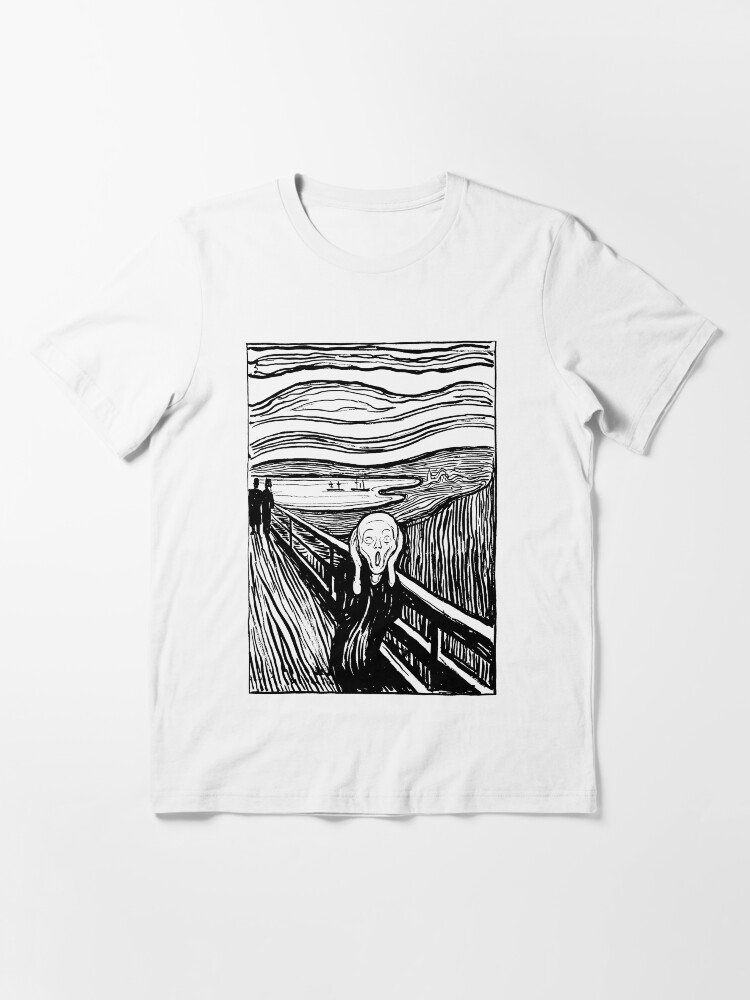 scream painting t shirt