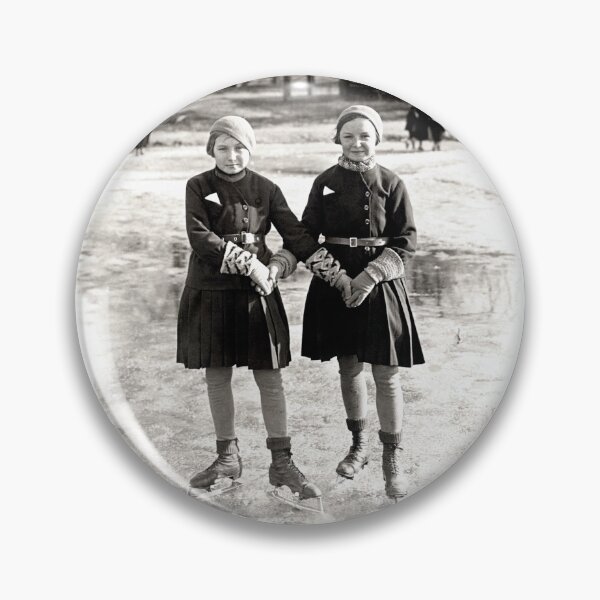 Item preview, 1935 Girlfriends Ice Skating designed and sold by retrophotoworks.