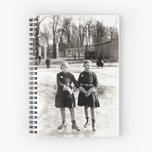 Item preview, 1935 Girlfriends Ice Skating designed and sold by retrophotoworks.