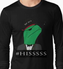 Reptilian Brother Hood #HISSSS Long Sleeve T-Shirt