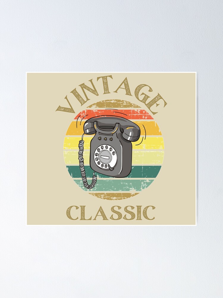 Télephone Vintage Poster