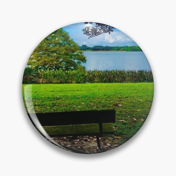 Item preview, Color Bench ath the Lake designed and sold by DiscGolfTees.