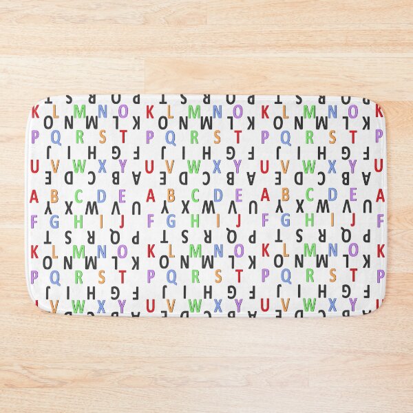 Item preview, colorful roman alphabet - white designed and sold by ZiphGames.