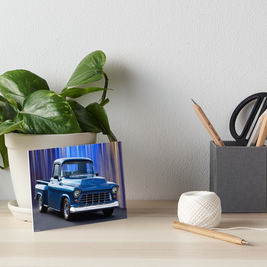 【楽天カード分割】 1956 Chevrolet 3100 'Ohso Blue' Stepside Pickup 着せ替え服・アウトフィット