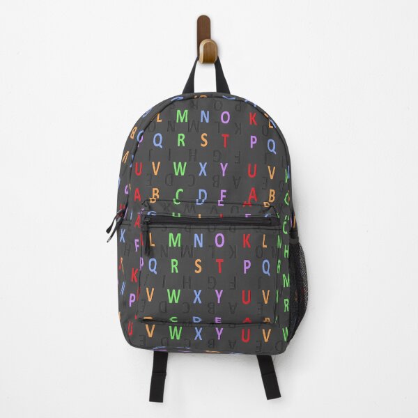 Item preview, colorful roman alphabet - black designed and sold by ZiphGames.