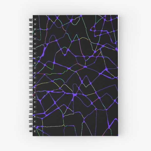 Item preview, Glow Lines - Bright Colors on Black designed and sold by Whoopsidoodle.