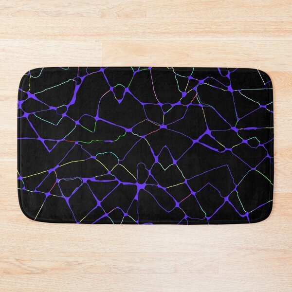 Item preview, Glow Lines - Bright Colors on Black designed and sold by Whoopsidoodle.