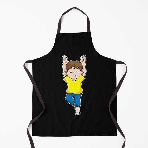Item preview, Boy at Yoga Stretching exercises designed and sold by Snabdesign84.