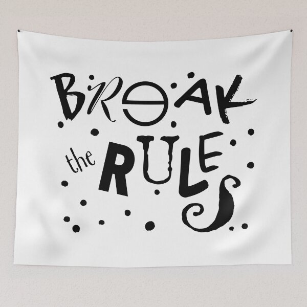 Item preview, Break The Rules designed and sold by fotollissimo.
