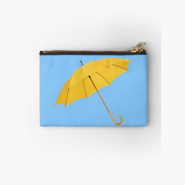 Item preview, Yellow umbrella on sky blue designed and sold by Ninaeva.
