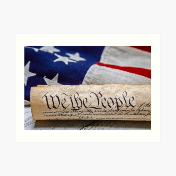 America First. We The People American Flag Wall Art 4th of july