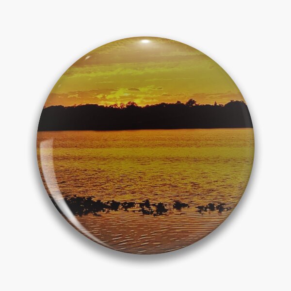 Item preview, Abstract Sunset on the Lake designed and sold by DiscGolfTees.