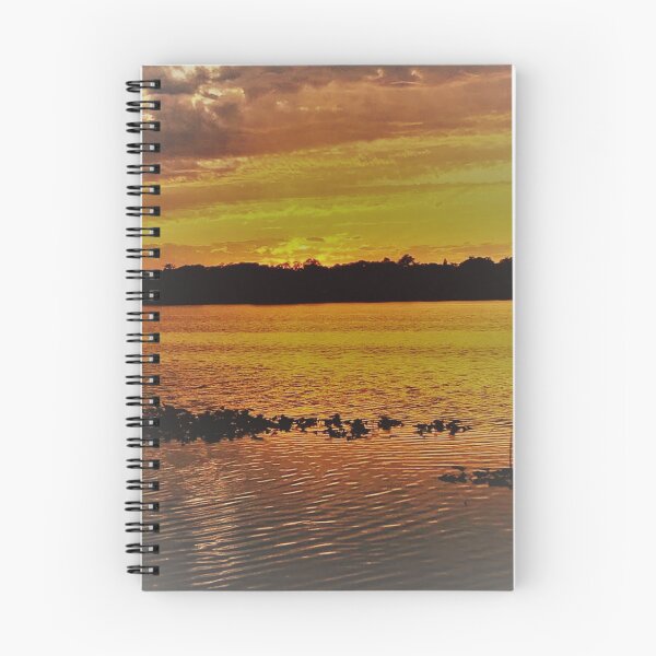 Item preview, Abstract Sunset on the Lake designed and sold by DiscGolfTees.
