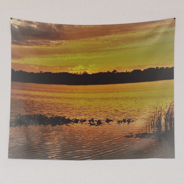 Item preview, Abstract Sunset on the Lake designed and sold by DiscGolfTees.