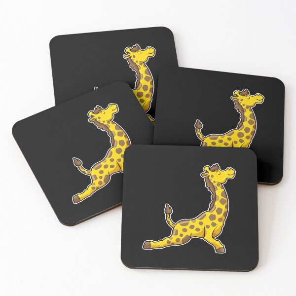 Item preview, Giraffe at Yoga Stretching exercises Legs & Neck designed and sold by Snabdesign84.