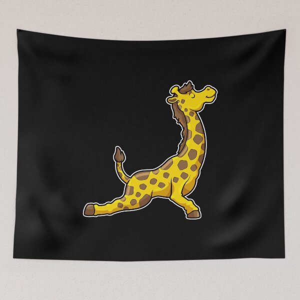 Item preview, Giraffe at Yoga Stretching exercises Legs & Neck designed and sold by Snabdesign84.