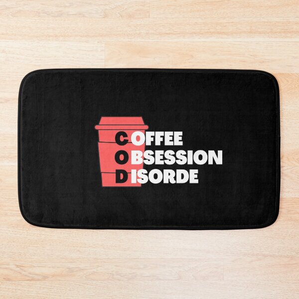 Item preview, Coffee Obsession Disorder - Funny coffee pun. designed and sold by Theleochick.