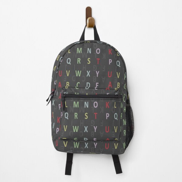 Item preview, colorful roman alphabet - black designed and sold by ZiphGames.