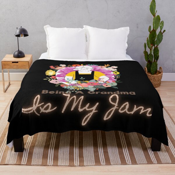Item preview, Being A Grandma Is My Jam with Blossom Frame designed and sold by wodra.