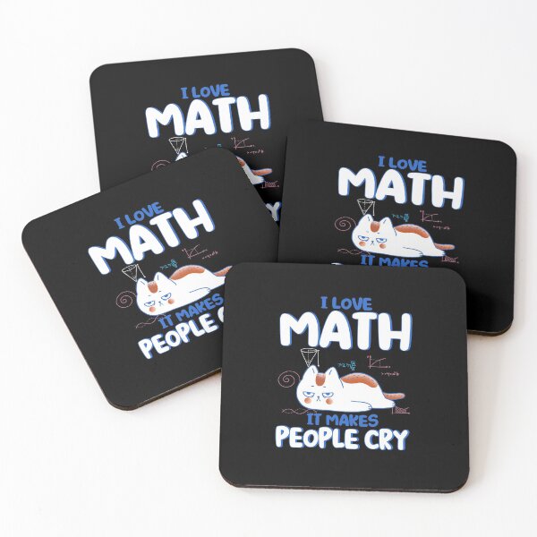 Item preview, I Love Math It Makes People Cry Grumpy Cat designed and sold by BLake77777.