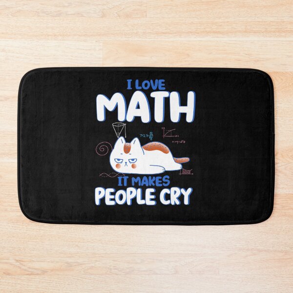 Item preview, I Love Math It Makes People Cry Grumpy Cat designed and sold by BLake77777.