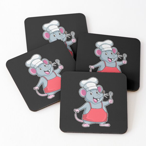 Item preview, Rat as Chef with Cooking apron & Wooden spoon designed and sold by Snabdesign84.