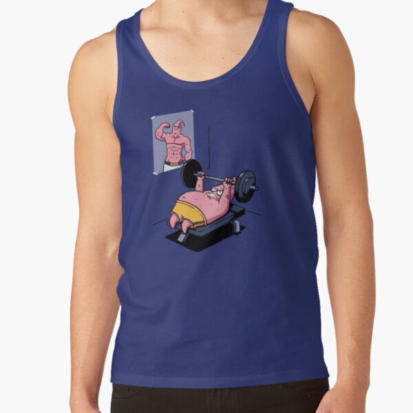 Majin Buu vs Patrick - Funny Motivational Gym Tank Top