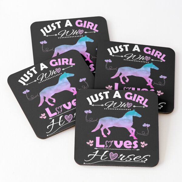 Item preview, Just A Girl Who Loves Horses designed and sold by PRINTED ..