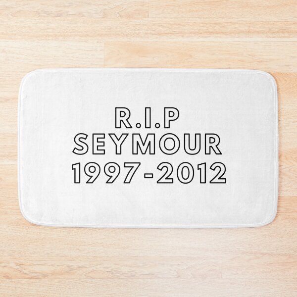 Item preview, R.I.P Seymour 1997-2012 - Frys Dog, Bender, Futurama, TV Show, Meme - Black Text designed and sold by DavesAccount.