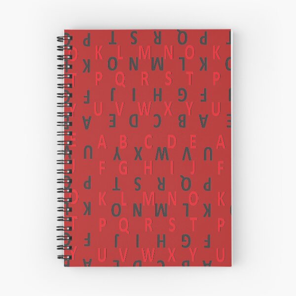 Item preview, roman alphabet - red letters designed and sold by ZiphGames.