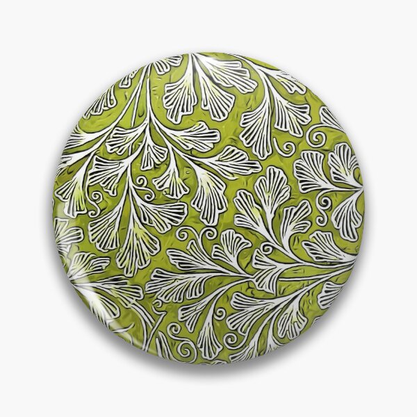 Item preview, Intricate Green Floral Pattern Design designed and sold by Everywares.