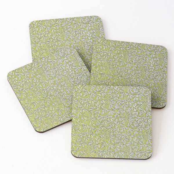 Item preview, Intricate Green Floral Pattern Design designed and sold by Everywares.