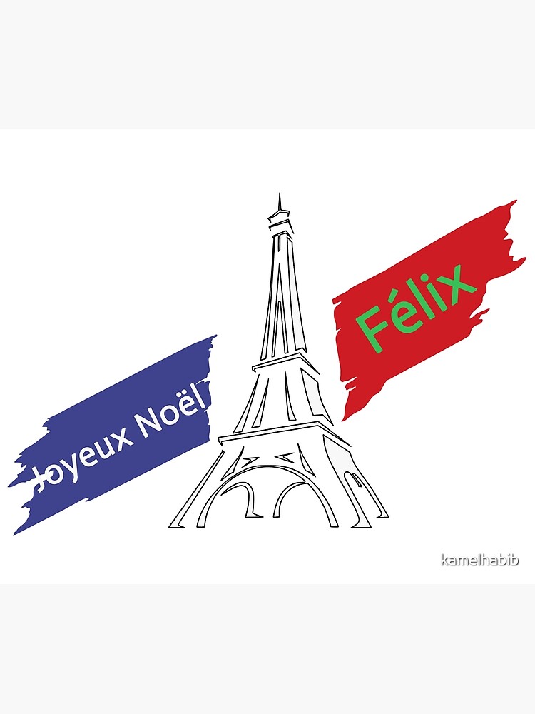 "Joyeux Noël Félix" Poster by kamelhabib  Redbubble