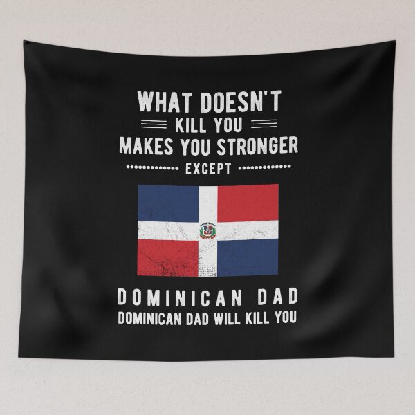 Item preview, Dominican Mom and Dad - Funny Angry Mother and Father Jokes designed and sold by Scratches Tees.