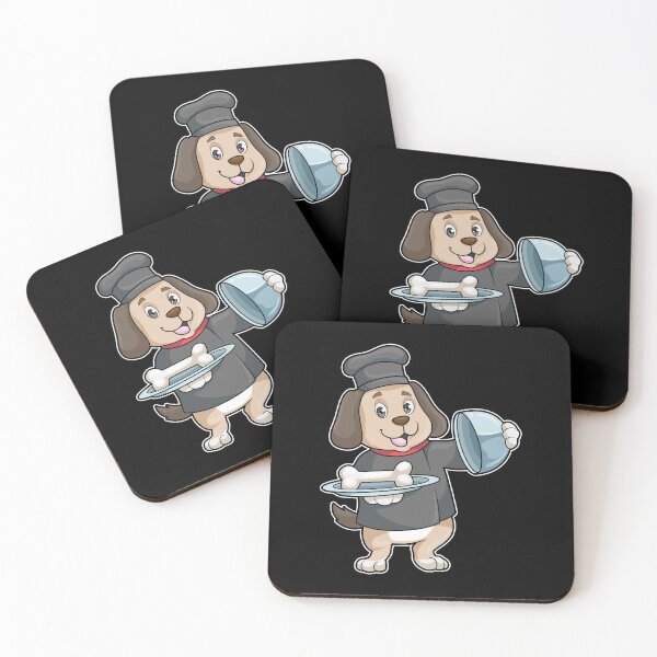 Item preview, Dog as Chef with Platter & Bones designed and sold by Snabdesign84.